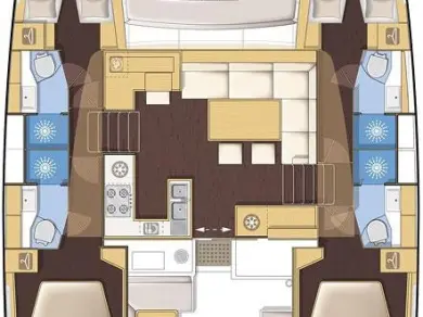 Alquiler Catamarán Lagoon con o sin  título de navegación