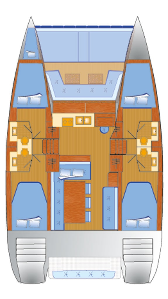 Alquiler de Catamarán, con o sin patrón Bali Rogoznica