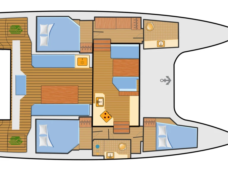 Alquiler de embarcaciones Nautitech Nautitech 40 enRogoznica en Samboat