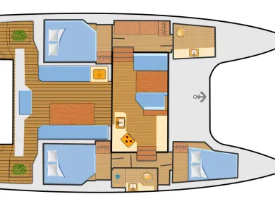 Alquiler de embarcaciones Nautitech Nautitech 40 enRogoznica en Samboat