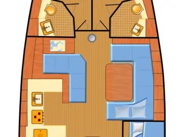 Alquiler Velero Bénéteau con o sin  título de navegación