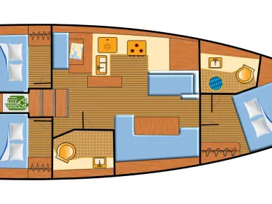 Alquiler de Velero, con o sin patrón Jeanneau Punat