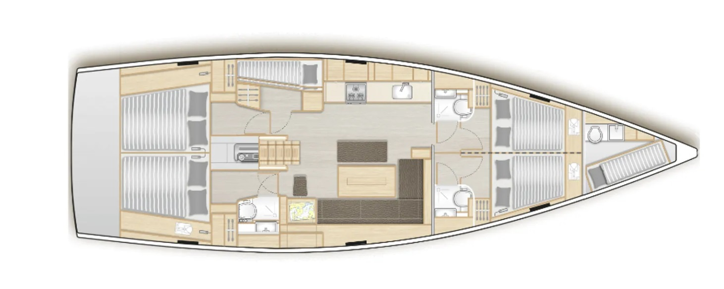 Alquiler de barcos Lefkáda barato de Hanse 508