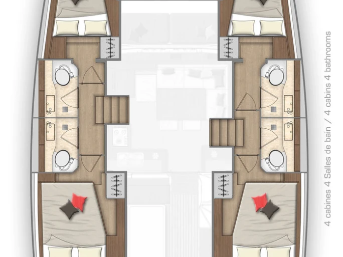 Alquiler de embarcaciones Lagoon Lagoon 40 enLefkáda en Samboat