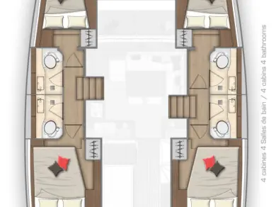 Alquiler de embarcaciones Lagoon Lagoon 40 enLefkáda en Samboat