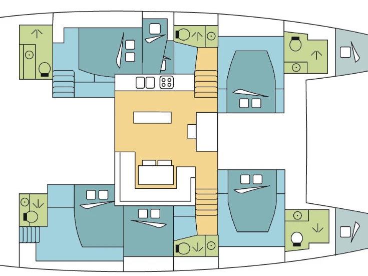 Alquiler de Catamarán, con o sin patrón Lagoon Lefkáda