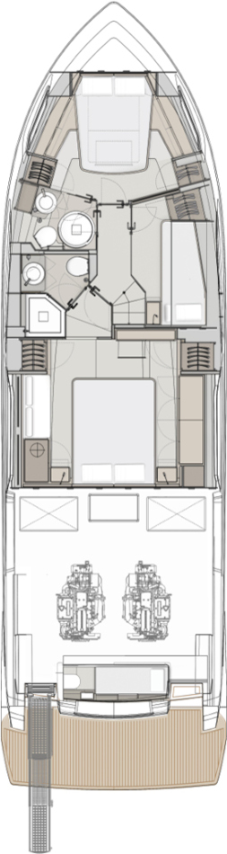 Alquiler de barcos Podstrana barato de Ferretti Yachts 500