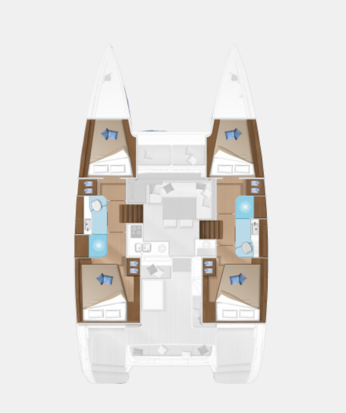 Alquiler Catamarán en Novi Vinodolski - Lagoon Lagoon 40