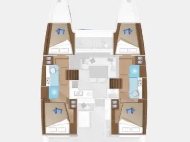 Alquiler Catamarán en Novi Vinodolski - Lagoon Lagoon 40