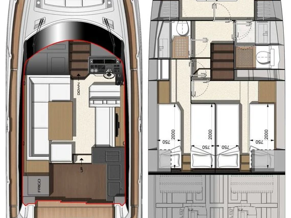 Alquiler de Yate de lujo, con o sin patrón Jeanneau Biograd na Moru