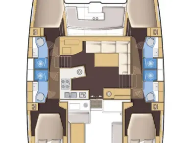 Alquiler de barcos Primošten barato de Lagoon 450 F