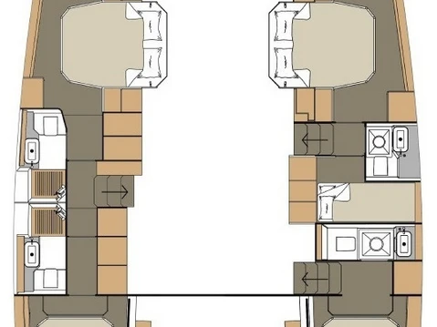 Alquiler de embarcaciones Dufour Dufour Catamarans 48 Sail enPrimošten en Samboat