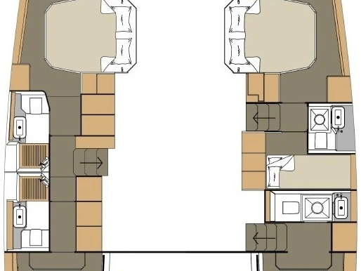 Alquiler de Catamarán, con o sin patrón Dufour Primošten