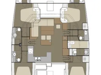 Alquiler de embarcaciones Dufour Dufour Catamarans 48 Sail enPrimošten en Samboat