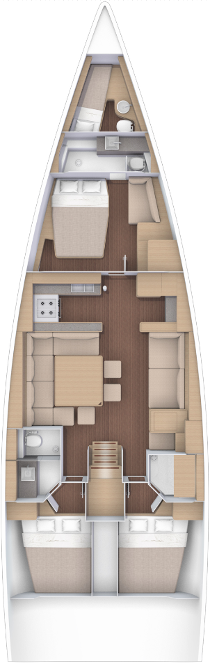 Alquiler de barcos Primošten barato de Dufour 56 Exclusive