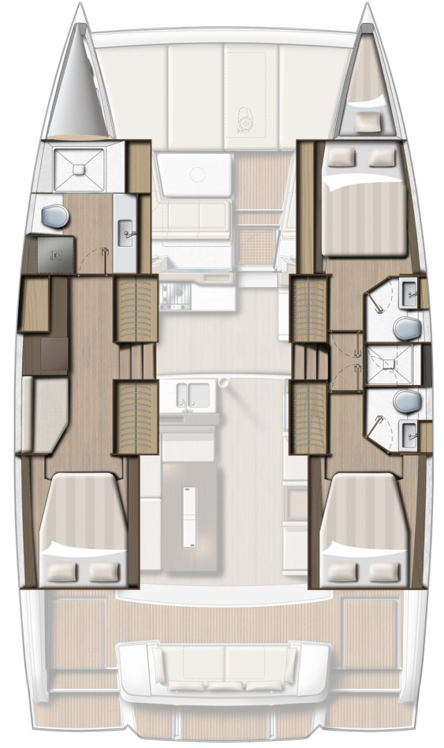 Alquiler Catamarán en Sveti Filip i Jakov - Bali Bali 4.2