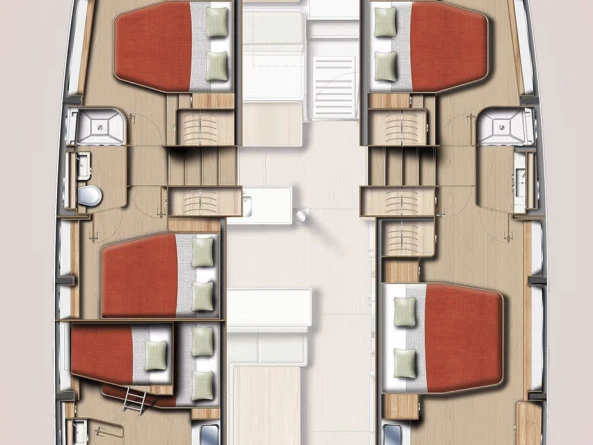 Alquiler de Bali Bali 5.2 - 5 + 2 cab. en Trogir