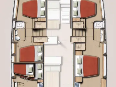 Alquiler de Bali Bali 5.2 - 5 + 2 cab. en Trogir