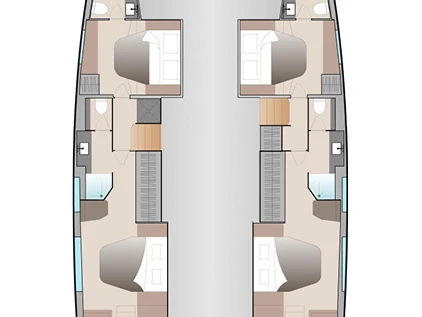 Alquiler de Catamarán, con o sin patrón Fountaine Pajot Seget Donji