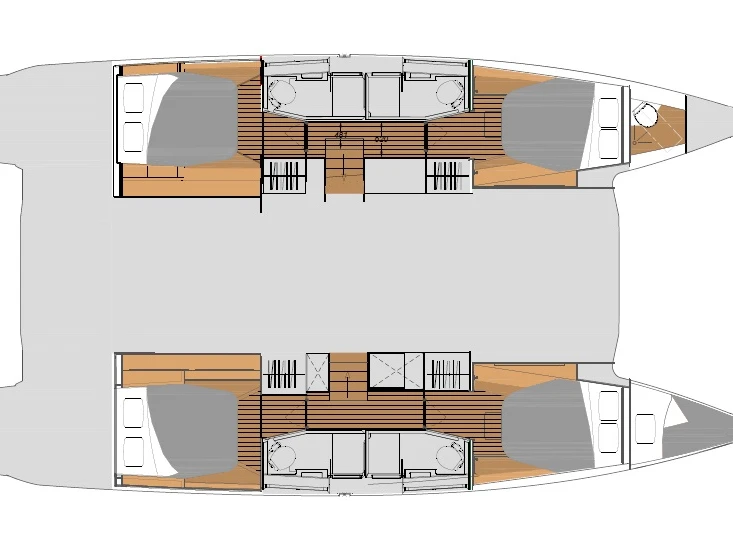 Alquiler de Fountaine Pajot Elba 45 en Seget Donji