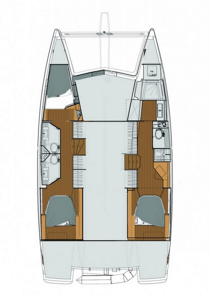 Alquiler de Catamarán, con o sin patrón Fountaine Pajot Seget Donji