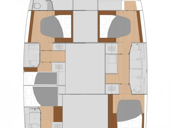Alquiler de Catamarán, con o sin patrón Fountaine Pajot Seget Donji