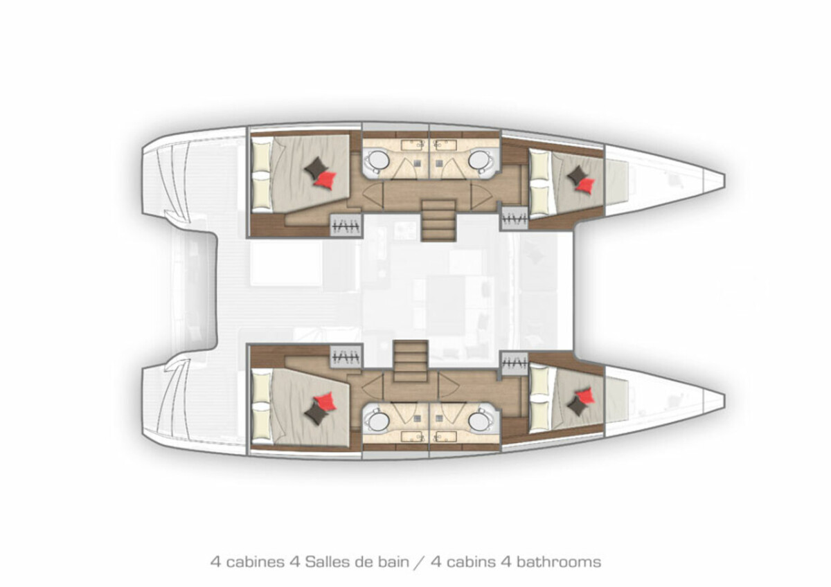 Alquiler Catamarán en Komolac - Lagoon Lagoon 40
