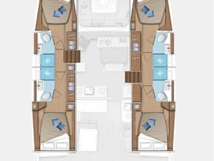 Alquiler de Catamarán, con o sin patrón Lagoon Trogir