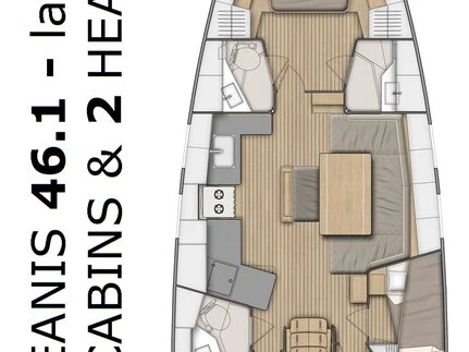 Alquiler Velero Bénéteau con o sin  título de navegación