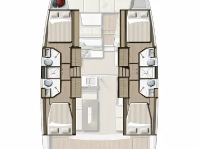 Alquiler Catamarán en Plataniás - Bali Bali 4.2