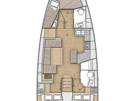 Alquiler de Velero, con o sin patrón Bénéteau Lefkáda