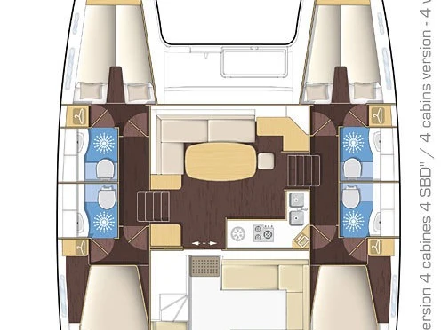 Alquiler de barcos Turgutreis barato de Lagoon 400 S2