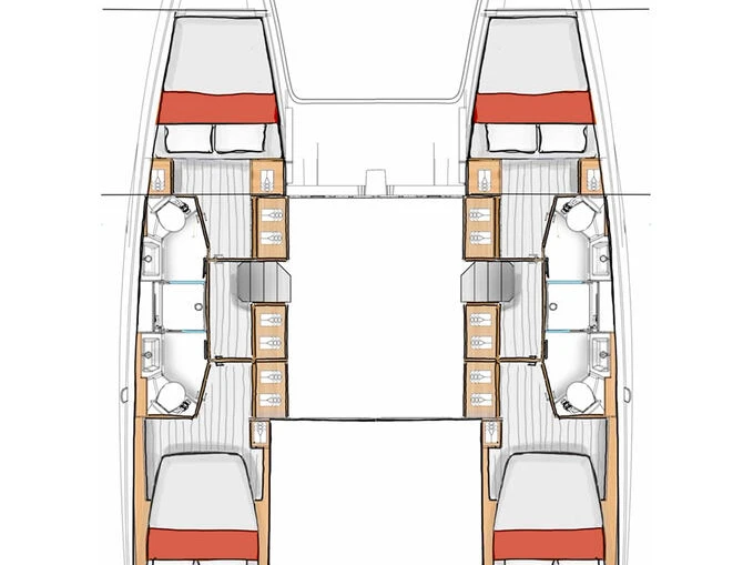 Alquiler Komolac - Excess Excess 13 - 4 + 2 cab. en SamBoat
