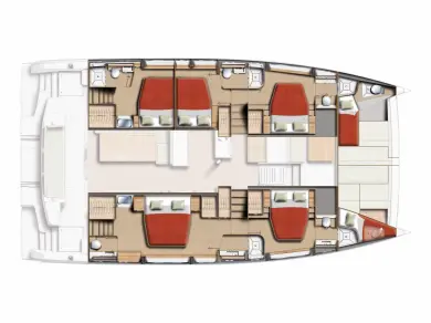 Bali Bali 5.2 - 5 + 2 cab. de alquiler a Kaštela