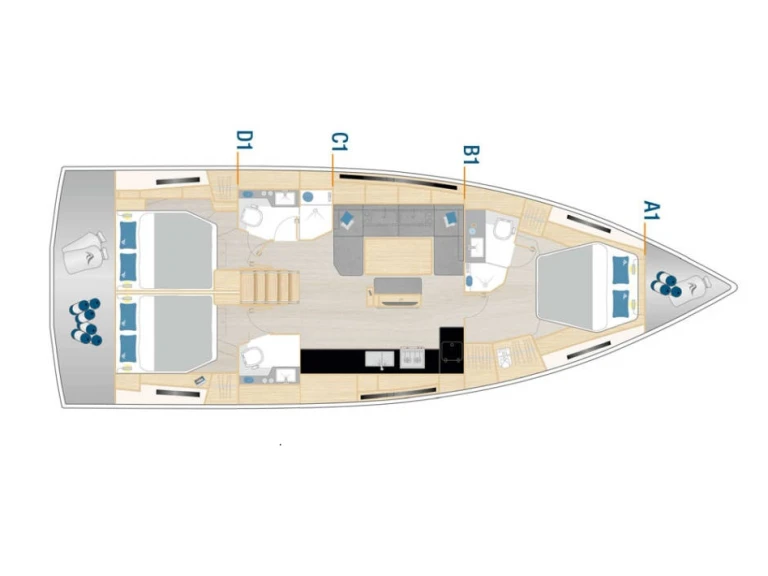 Alquiler Šibenik - Hanse Hanse 460 en SamBoat