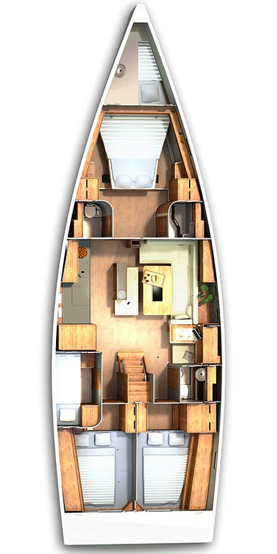 Alquiler Biograd na Moru - Hanse Hanse 505 en SamBoat