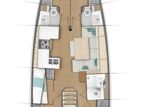 Alquiler de embarcaciones Jeanneau Sun Odyssey 490 enRogač en Samboat