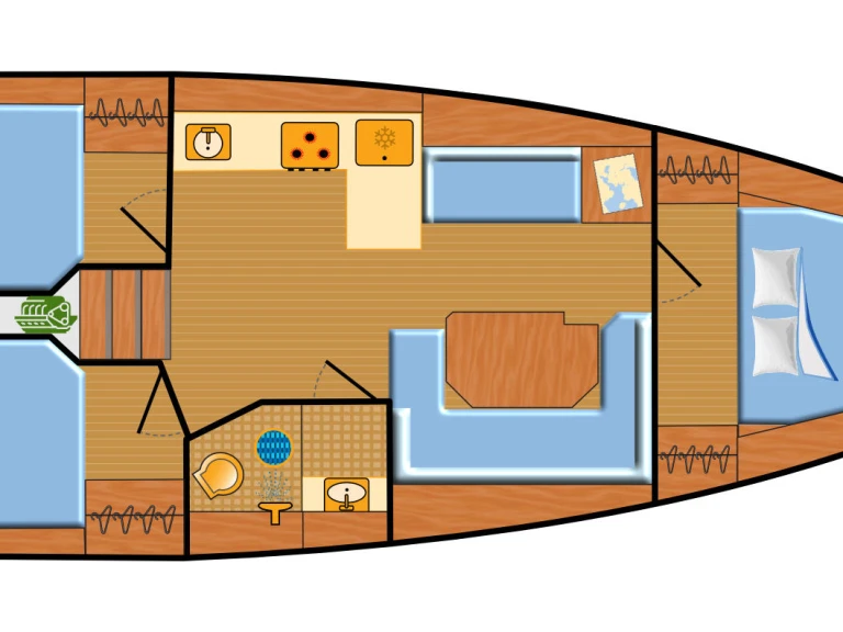 Alquiler de barcos Palma de Mallorca barato de Bavaria C38