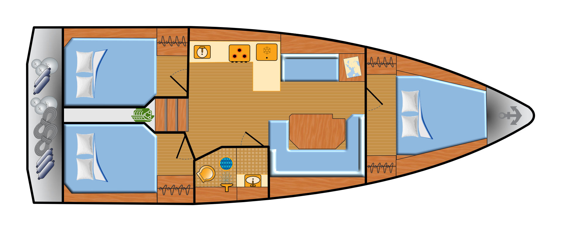 Alquiler de barcos Palma de Mallorca barato de Bavaria C38