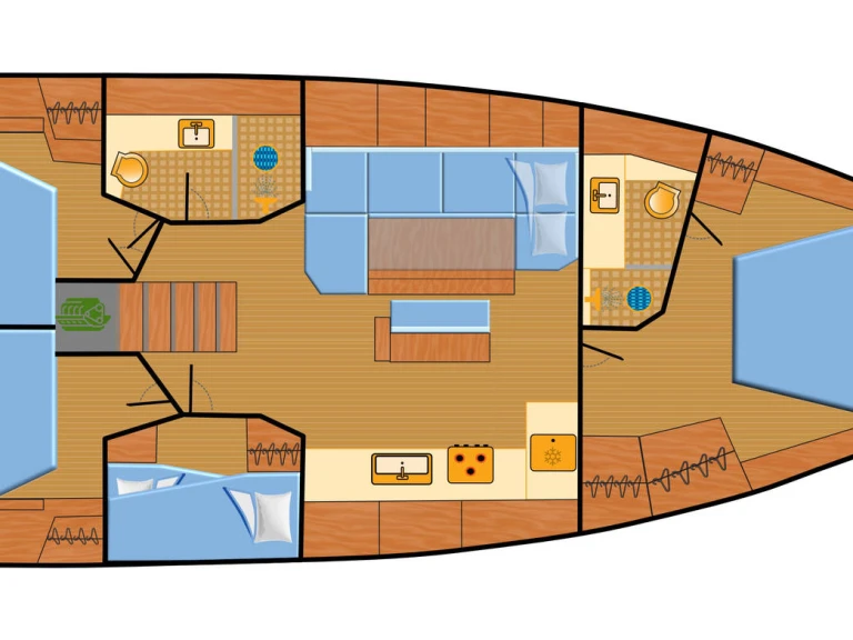 Alquiler Velero en Can Pastilla - Hanse Hanse 460