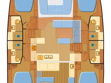 Alquiler Catamarán Lagoon con o sin  título de navegación