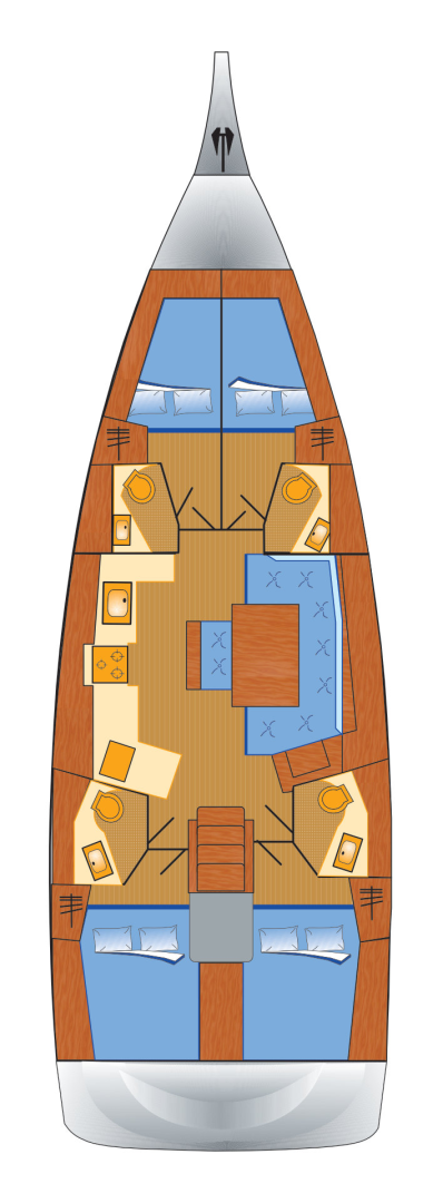 Alquiler de barcos Can Pastilla barato de Oceanis 46.1