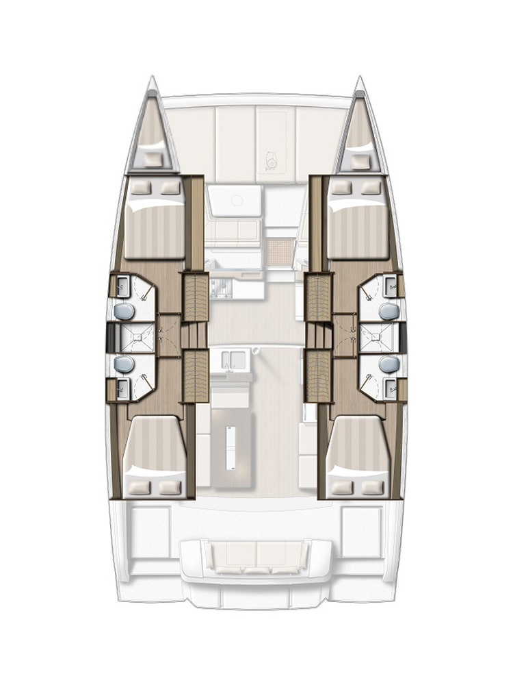 Alquiler Catamarán en Gouviá - Bali Bali 4.2