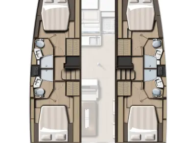 Catamarán para alquilar Lefkáda al mejor precio
