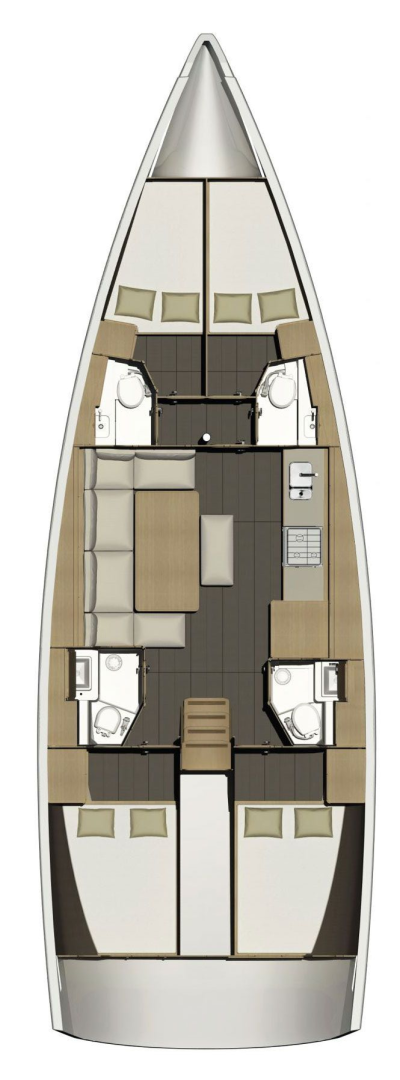 Alquiler Velero Dufour con o sin  título de navegación