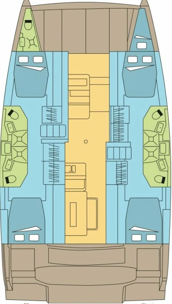 Alquiler de Catamarán, con o sin patrón Bali Fethiye