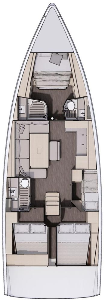 Alquiler de barcos Kaštela barato de Dufour 470