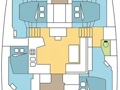 Alquiler de barcos Pirovac barato de Lagoon 52 F