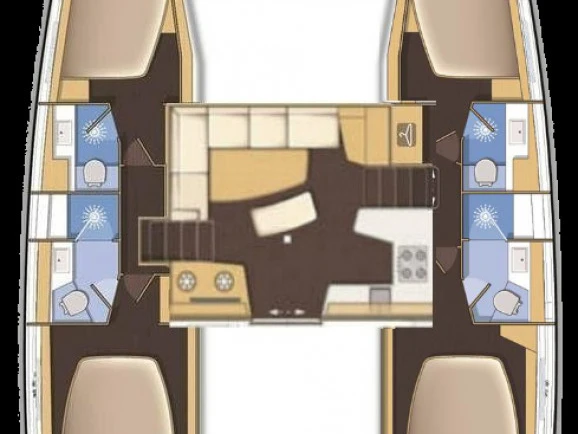 Alquiler de Catamarán, con o sin patrón Lagoon Gouviá