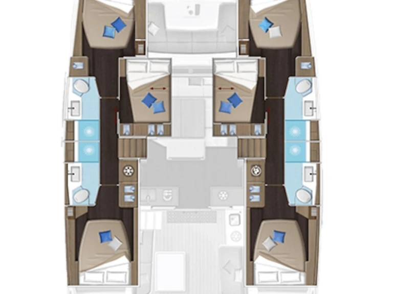 Alquiler Catamarán Lagoon con o sin  título de navegación